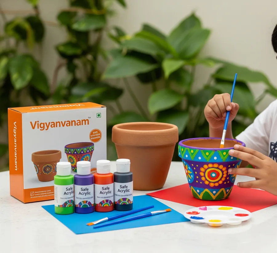 Pot Painting &amp; Growing Kit
